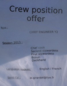 Just need to sort my CV!