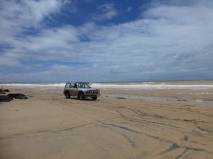 The road at Rainbow Beach