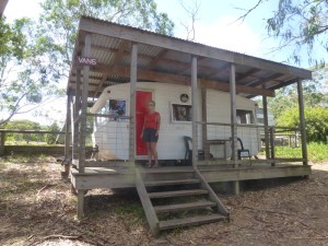 Caravan shack accommodation