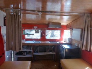 Inside Caravan