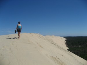 Walking on the dune