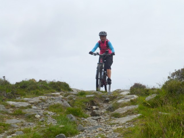 The end of Postman's Path down to carpark