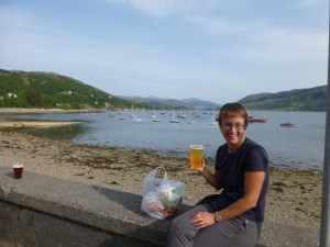 Relaxing in the sun - Ullapool