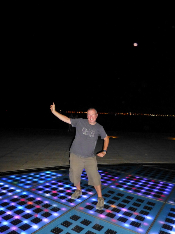 Well you can tell by the way I use my walk .... (Sun Salutation - Zadar)