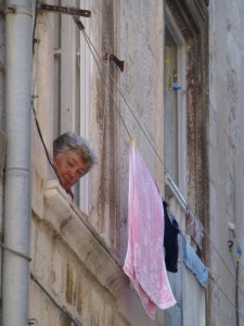 Watching the tourists - Dubrovnik